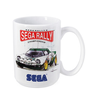 SEGA RALLY 2, Κούπα Mega, κεραμική, 450ml