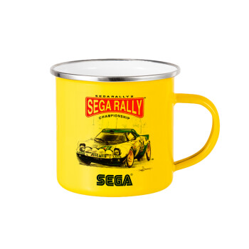 SEGA RALLY 2, Yellow Enamel Metallic Cup 360ml