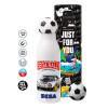 Soccer Metal mug thermos, double wall, 550ml