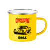 Yellow Enamel Metallic Cup 360ml
