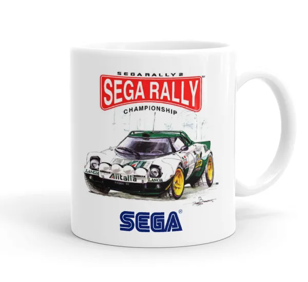 SEGA RALLY 2 — Ceramic coffee mug, 330ml