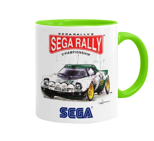 SEGA RALLY 2 — Κούπα χρωματιστή βεραμάν, κεραμική, 330ml
