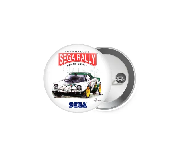 SEGA RALLY 2 — Pin badge, 5cm