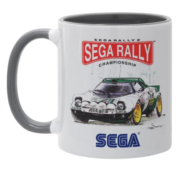 SEGA RALLY 2 — Κούπα χρωματιστή γκρι, κεραμική, 330ml