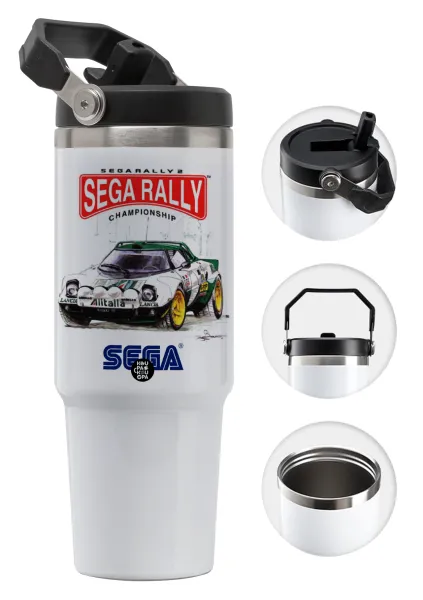 SEGA RALLY 2 — Θερμός Ανοξείδωτο 30oz με χερούλι