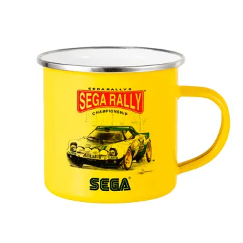 SEGA RALLY 2, Yellow Enamel Metallic Cup 360ml