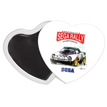 SEGA RALLY 2, Μαγνητάκι καρδιά (57x52mm)
