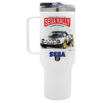 SEGA RALLY 2, Mega Tumbler με καπάκι, διπλού τοιχώματος (θερμό) 1,2L