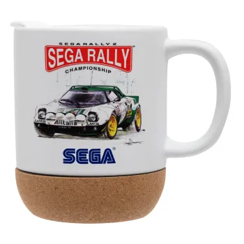SEGA RALLY 2, Κούπα, κεραμική με βάση φελού και καπάκι (ΜΑΤ), 330ml