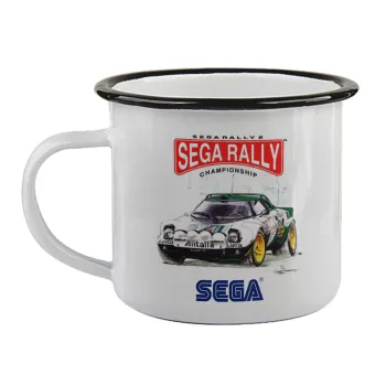 SEGA RALLY 2, Κούπα εμαγιέ με μαύρο χείλος 360ml