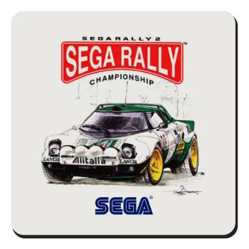 SEGA RALLY 2, Τετράγωνο μαγνητάκι ξύλινο 9x9cm