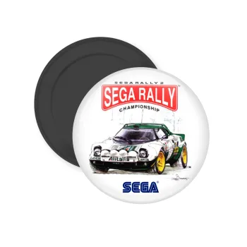 SEGA RALLY 2, Μαγνητάκι ψυγείου στρογγυλό διάστασης 5cm