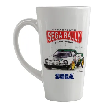 SEGA RALLY 2, Κούπα κωνική Latte Μεγάλη, κεραμική, 450ml