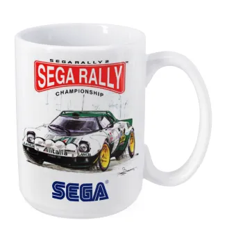SEGA RALLY 2, Κούπα Mega, κεραμική, 450ml
