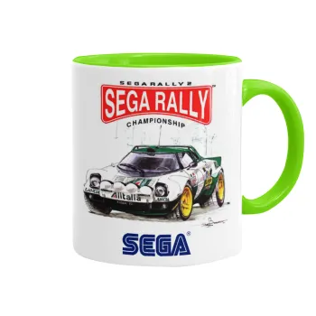 SEGA RALLY 2, Κούπα χρωματιστή βεραμάν, κεραμική, 330ml
