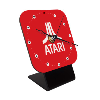 atari, Επιτραπέζιο ρολόι ξύλινο με δείκτες (10cm)