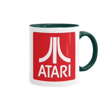 atari, Mug colored green, ceramic, 330ml