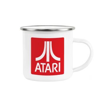 atari, Metallic enamel cup white 360ml