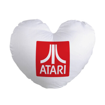atari, Μαξιλάρι καναπέ καρδιά 40x40cm περιέχεται το  γέμισμα