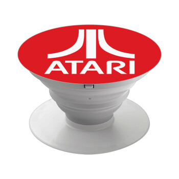 atari, Pop Socket Λευκό Βάση Στήριξης Κινητού στο Χέρι