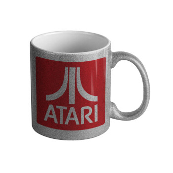 atari, Κούπα Ασημένια Glitter που γυαλίζει, κεραμική, 330ml
