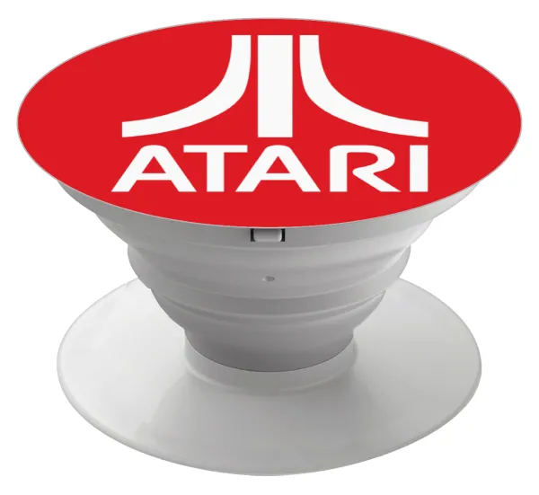 atari — Phone Holders Stand  White Hand-held Mobile Phone Holder