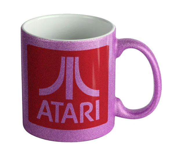 atari — Κούπα Μωβ Glitter που γυαλίζει, κεραμική, 330ml