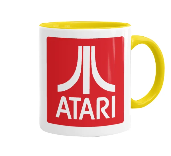 atari — Mug colored yellow, ceramic, 330ml