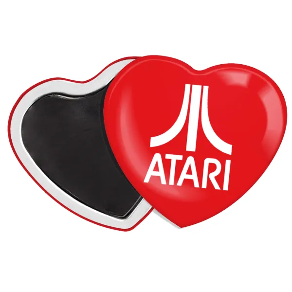atari — Heart magnet (57x52mm)