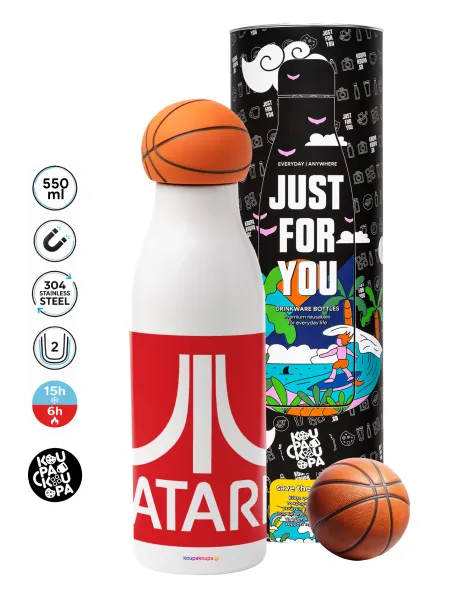 atari — Bascetball Metal mug thermos, double wall, 550ml