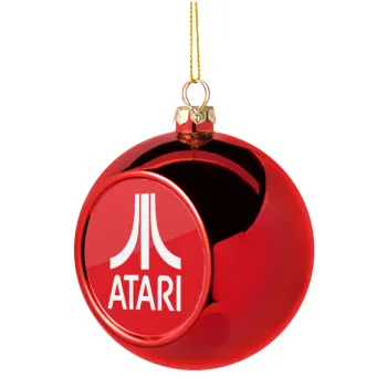 atari, Christmas tree ball Red 8cm