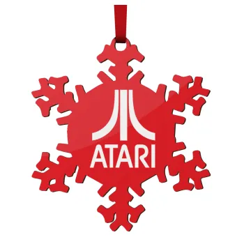 atari, Christmas ornament wooden snowflake 9cm