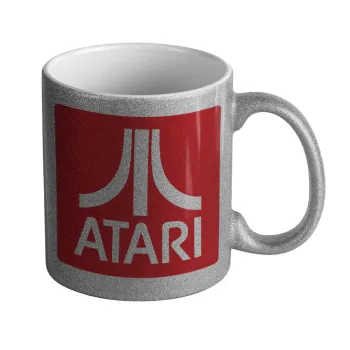 atari, Κούπα Ασημένια Glitter που γυαλίζει, κεραμική, 330ml
