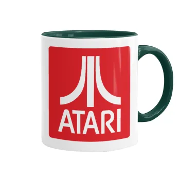 atari, Mug colored green, ceramic, 330ml