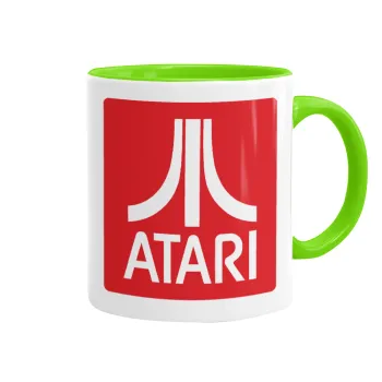 atari, Mug colored light green, ceramic, 330ml