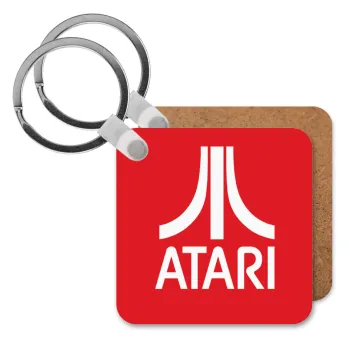 atari, Μπρελόκ Ξύλινο τετράγωνο MDF