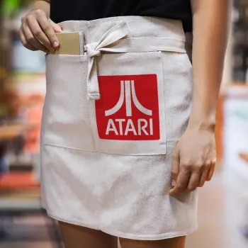 atari, Ποδιά Μέσης με διπλή τσέπη Barista/Bartender, Beige