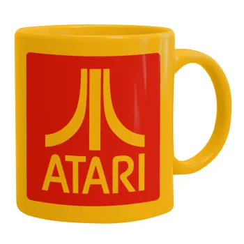 atari, Ceramic coffee mug yellow, 330ml