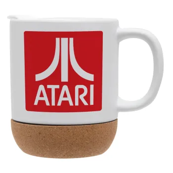 atari, Κούπα, κεραμική με βάση φελού και καπάκι (ΜΑΤ), 330ml