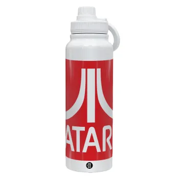 atari, Θερμός 1L Ανοξείδωτο με Βάση Κινητού & Διπλά Τοιχώματα