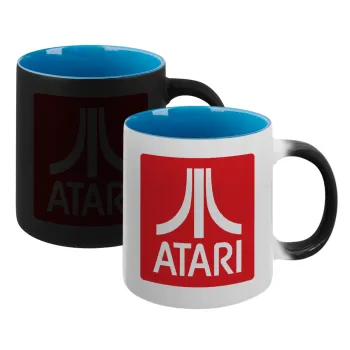 atari, Κούπα Μαγική εσωτερικό μπλε, κεραμική 330ml που αλλάζει χρώμα με το ζεστό ρόφημα