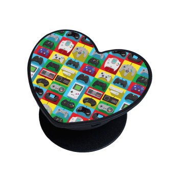 Gaming Controllers, Phone Holders Stand  καρδιά Μαύρο Βάση Στήριξης Κινητού στο Χέρι