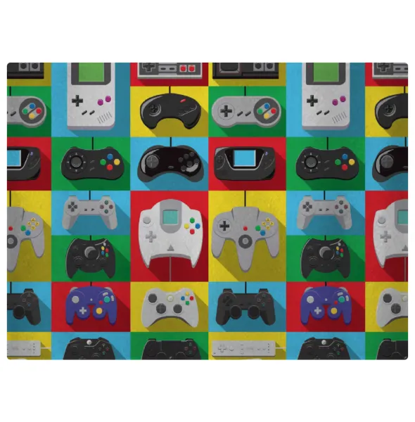 Gaming Controllers — Επιφάνεια κοπής γυάλινη (38x28cm)