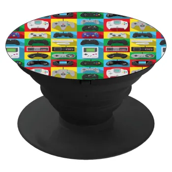 Gaming Controllers, Phone Holders Stand  Μαύρο Βάση Στήριξης Κινητού στο Χέρι