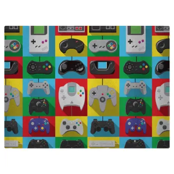 Gaming Controllers, Επιφάνεια κοπής γυάλινη (38x28cm)