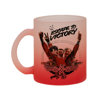 Escape to victory, Κούπα γυάλινη δίχρωμη με βάση το κόκκινο ματ, 330ml