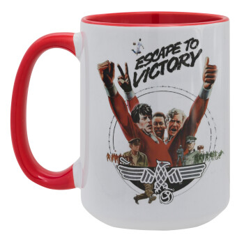 Escape to victory, Κούπα Mega 15oz, κεραμική Κόκκινη, 450ml