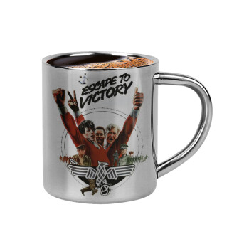 Escape to victory, Double-wall metal cup for espresso (220ml)