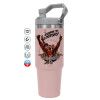 Pink color, 890ml (30oz) stainless Steel Tumbler with Handle