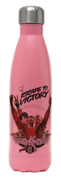 Escape to victory — Μεταλλικό παγούρι θερμός Ροζ Ματ (Stainless steel), διπλού τοιχώματος, 500ml